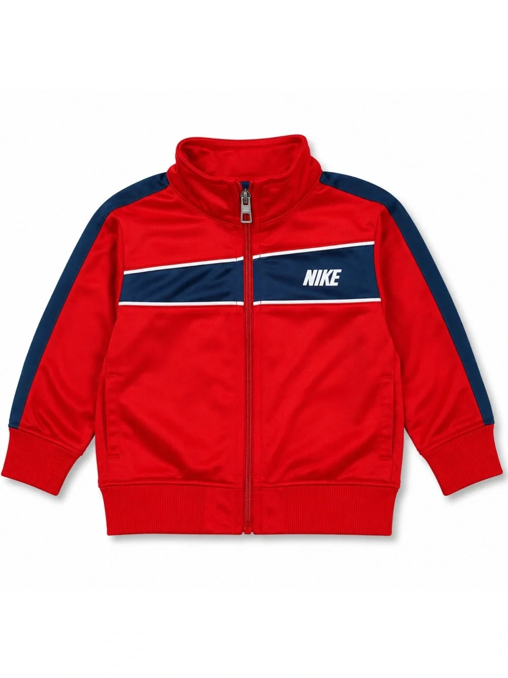 Nike Red & Gray Zip Up Track Jacket Baby Size 12M